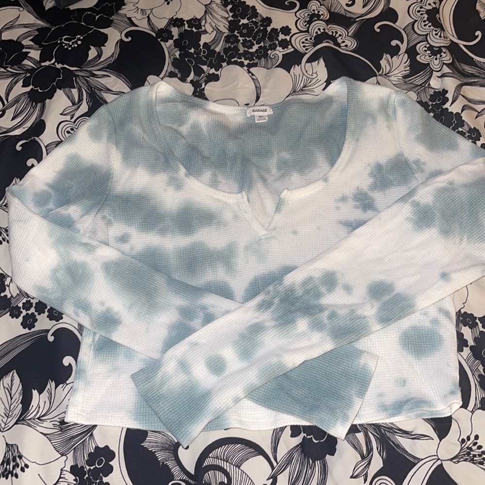 Garage Tye Die Crop Top Size Large